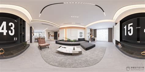 山西阳城现代风格360°全景效果图|空间|室内设计|赵宾 - 原创作品 - 站酷 (ZCOOL)