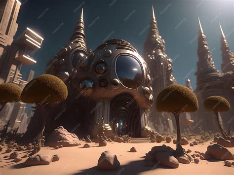 Alien City Concept Art 的图像结果