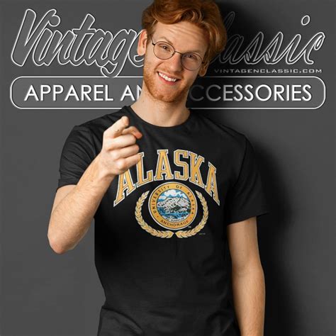 Vintage University Of Alaska Anchorage Logo Shirt - Vintagenclassic Tee