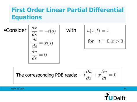 Image result for First-order partial differential equation First-order PDE Examples
