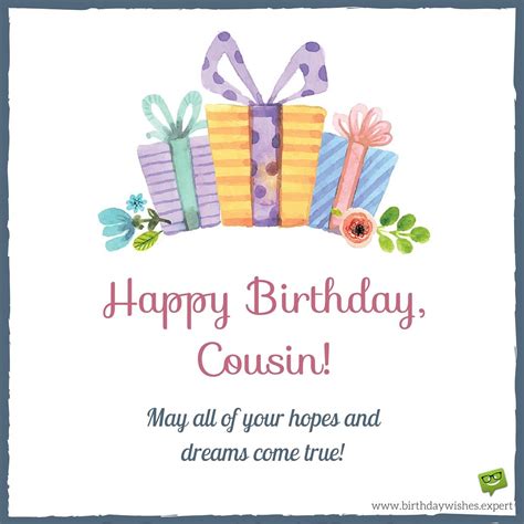 Grateful to Have You | 70+ Happy Birthday Wishes for a Cousin | Happy ...