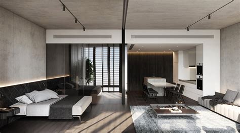 高端华丽的一居室公寓装修设计(3) - 设计之家