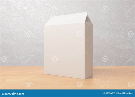 Blank White Cereal Box Royalty-Free Stock Photo | CartoonDealer.com ...