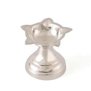 Buy Prabhuji jewellers Pure Silver Diya (Deepak) for Daily Pooja and ...