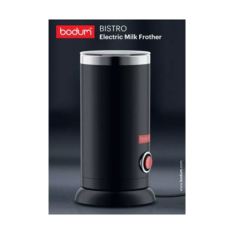 Bodum Bistro Electric Milk Frother - Black - Shop Coffee makers at H-E-B