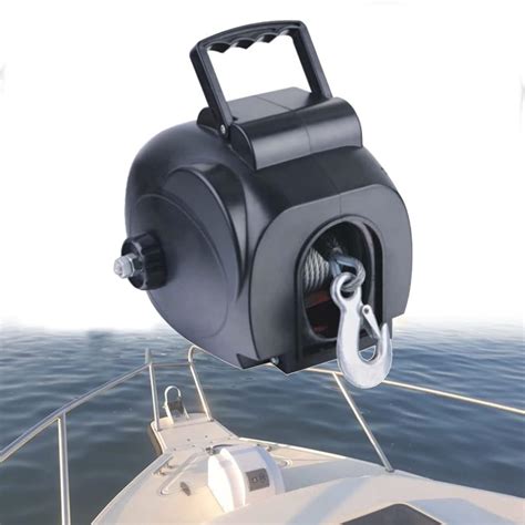 3500lbs 12V Electric Anchor Winch Marine Anchor Winch Saltwater Boat Windlass Kit with Manual ...