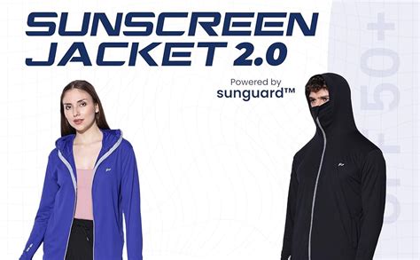 Buy BLUE TYGA Men Nylon Blend Sunscreen Standard Length Jacket 2.0 ...