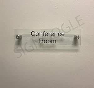 SIGNOOGLE Conference Room Acrylic Sign Boards Bank Office School ...