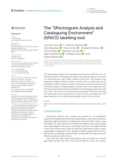 Spectrogram Analysis Tool 的图像结果