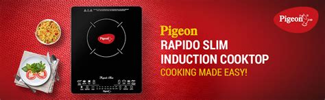 Buy Pigeon Rapido Slim 2100-Watt Induction Cooktop, Black Online at Low ...