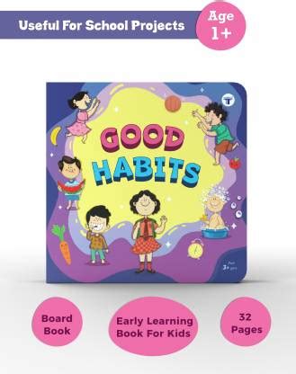 30 Basic Good Habits Book For Kids | Inculcate Kindness, Discipline ...