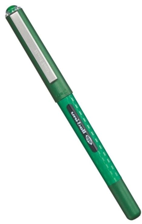 UNIBALL EYE – UB 157 D – GREEN COLOR INK CAP TYPE PEN MODEL: 11190