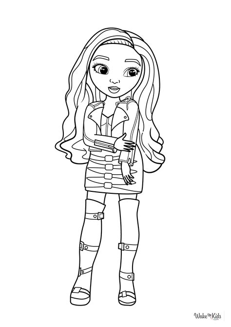 Image result for Rainbow High Coloring Pages Ruby