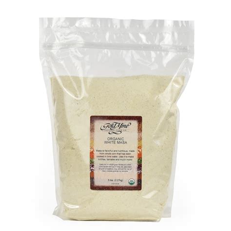 ORGANIC WHITE CORN MASA HARINA – Gold Mine Natural Foods