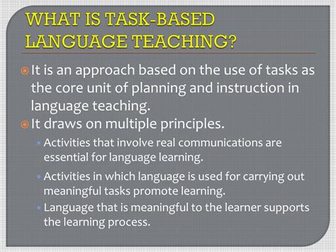 Task-Based Language Teaching 的图像结果