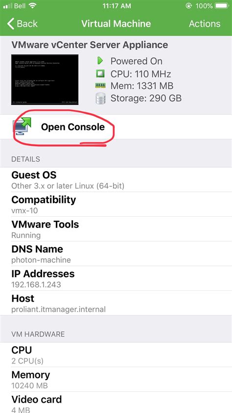 Image result for VMware Console
