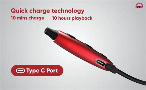 EKKO Unplug N03 Neckband, 40 Hours Playback Time, Bluetooth V5.2, 10 mm ...