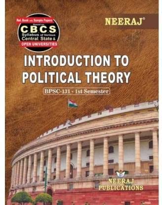 BPSC131-Introduction To Political Theory-Help Book Guide | Neeraj ...