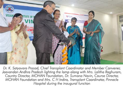 One Week Transplant Coordinators’ Training Programme Held in Visakhapatnam