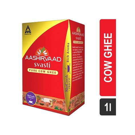Aashirvaad Svasti Pure Cow Ghee (Carton)