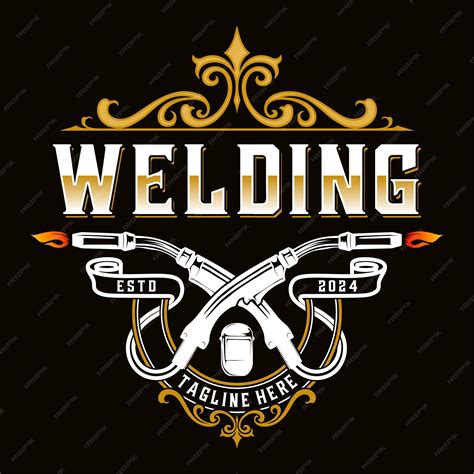 Welding logo design emblem welding torch theme for the welding industry ...
