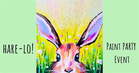 Hare-lo! - Paint, Sip and Relax Event in Chatteris, Cambs, The Bramley ...