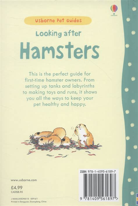Looking after hamsters by Meredith, Susan (9781409561897) | BrownsBfS