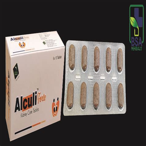 ALCULI FORTE Tablets BSA Pharma Inc.
