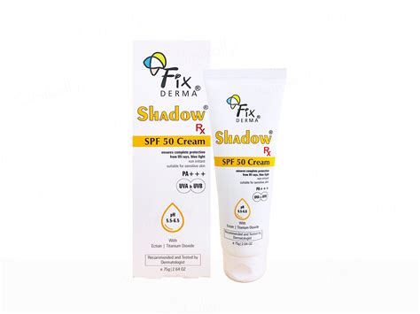 Buy Fixderma Shadow Rx Sunscreen Cream SPF 50 PA+++ Online | Clinikally