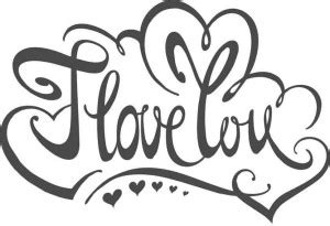 wallpics 30 cm Love Self Adhesive Decorative Wall Sticker || (30cm X ...