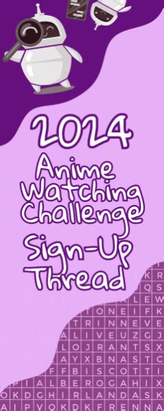 AWC 2024 Anime Watching Challenge - Sign-Up (Open Until December 10th ...