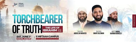 Torchbearers of Truth, Miftaah Campus, Warren, 1 June 2024 | AllEvents.in