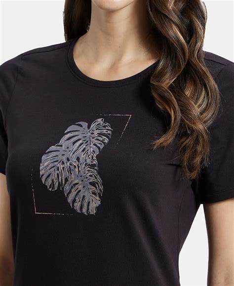 Buy Super Combed Cotton Elastane Stretch Regular Fit Graphic Printed ...