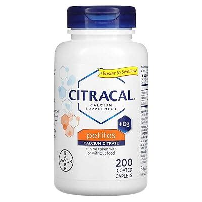 Citracal Calcium Citrate + D3 Petites Tablets - 200 India | Ubuy