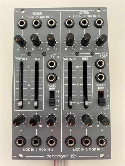 Behringer Filter 的图像结果