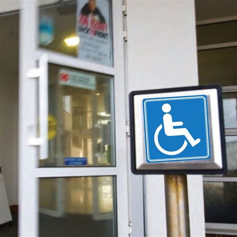 Buy Handicap Sign Sticker - (Pack of 12) 6 x 6 Large Disable Disability ...