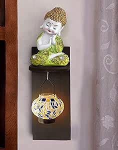 Buy TIED RIBBONS Buddha Monk Statue with Hanging Lantern Tealight ...