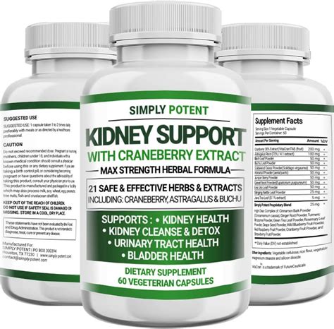 Amazon.com: Kidney Support Supplement, Kidney Cleanse Detox & Repair Formula for Kidney Health ...