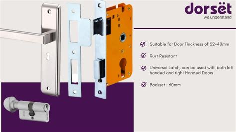 Dorset Kaira Mortise lockset with Key & Knob