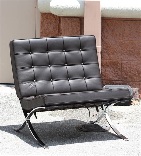 Pair of Barcelona Chairs, After Mies Van der Rohe For Sale at 1stDibs