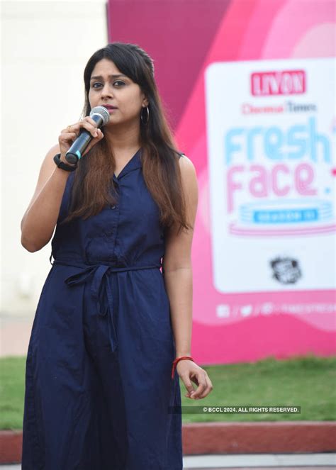 1st runner-up Mahalakshmi performs during the Livon Times Fresh Face ...