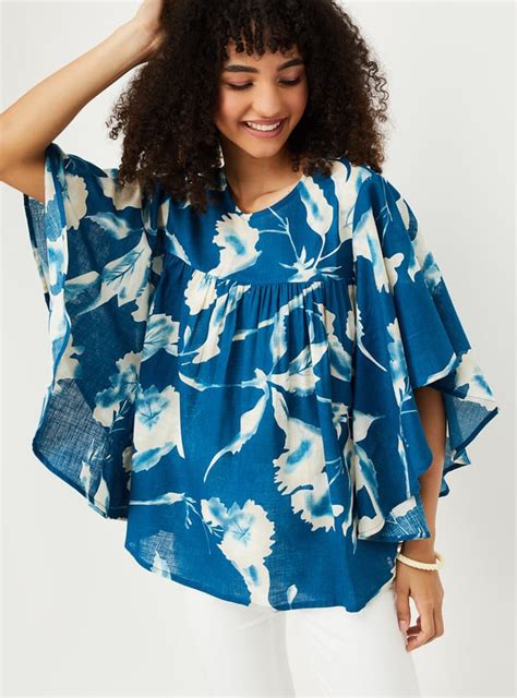 Buy Women Floral Print Tunic Online at just Rs. 599.0 - 1000015677608 ...