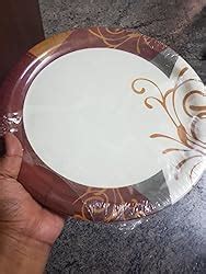 Buy Golden Fish Unbreakable Melamine Round Full Size (11 Inches) Dinner ...