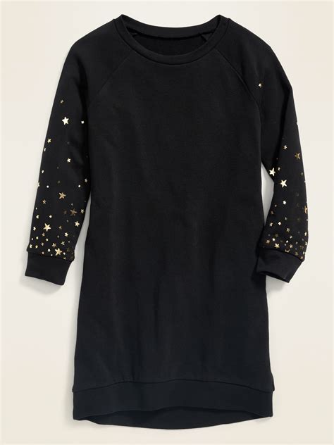 Embellished Graphic Sweatshirt Dress for Girls | Old Navy