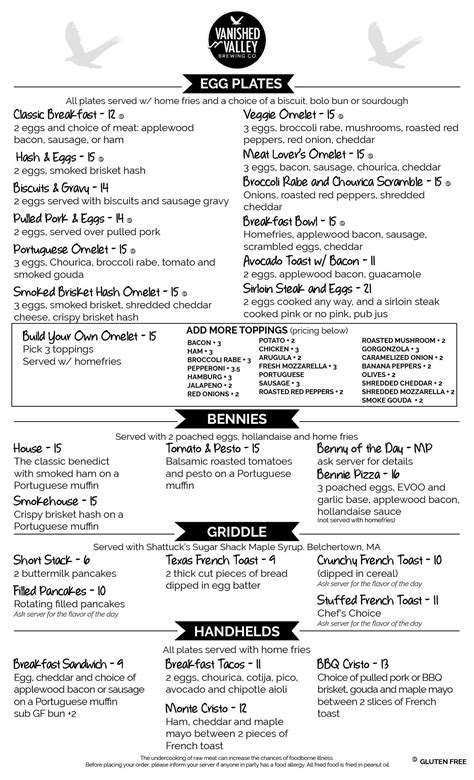 Kitchen - Vanished Valley Brewing Co.