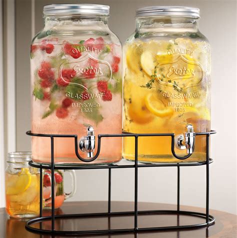 Mason jar drink dispenser – Artofit