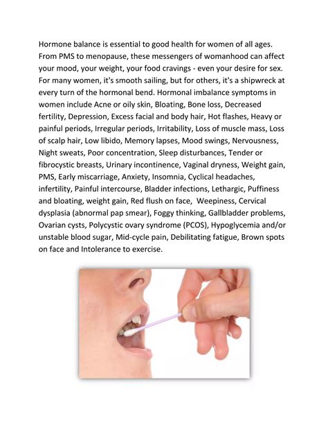 Different types of test for Hormonal Balance | PDF