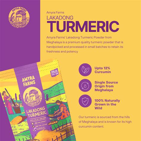 Lakadong Turmeric Powder the wonder spice of Meghalaya – Amyra Farms