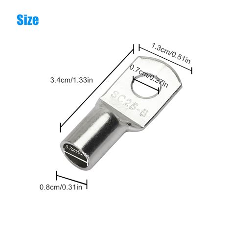 40x Car Audio Terminal 1/4" Gauge 4 AWG Wire Battery Ring Lug Copper ...