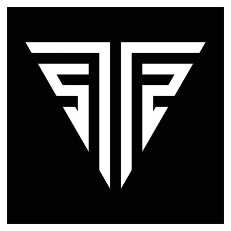 STS logo, SLLS logo, TS logo, SF logo icon. Letter Triangle Illustration white with Reversed ...